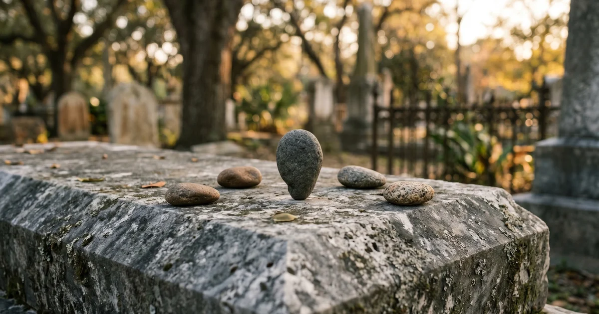Schlichter Holzsarg mit Erde und Steinen auf einem Friedhof — jüdische Bestattungstradition